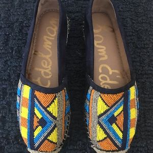 Sam Edelman Beaded Espadrille Flats